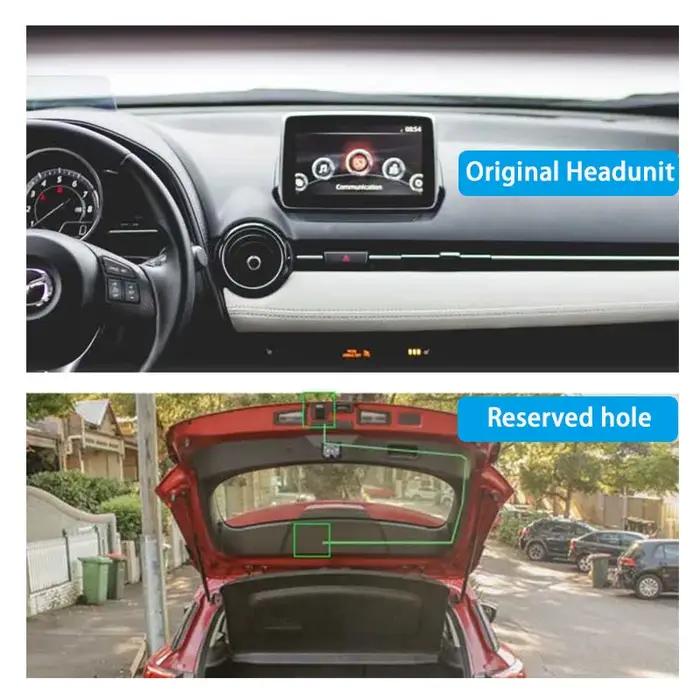 Caméra de recul pour Mazda Cx3 CX-3 2015 2016 2017 2018 2019 C18 Accessoires Câble Adaptateur Pour A
