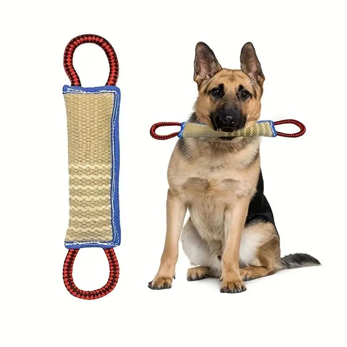 Bâtons à mâcher en jute durables pour l'entraînement des chiens de berger allemand