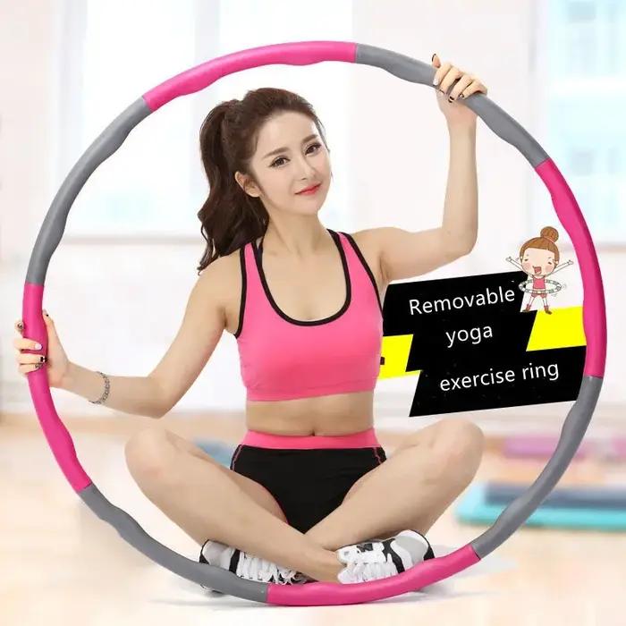 Cerceau de Yoga détachable, 1x9/8/7 Tubes, Pilates, exercice de taille, cerceaux de sport amincissan
