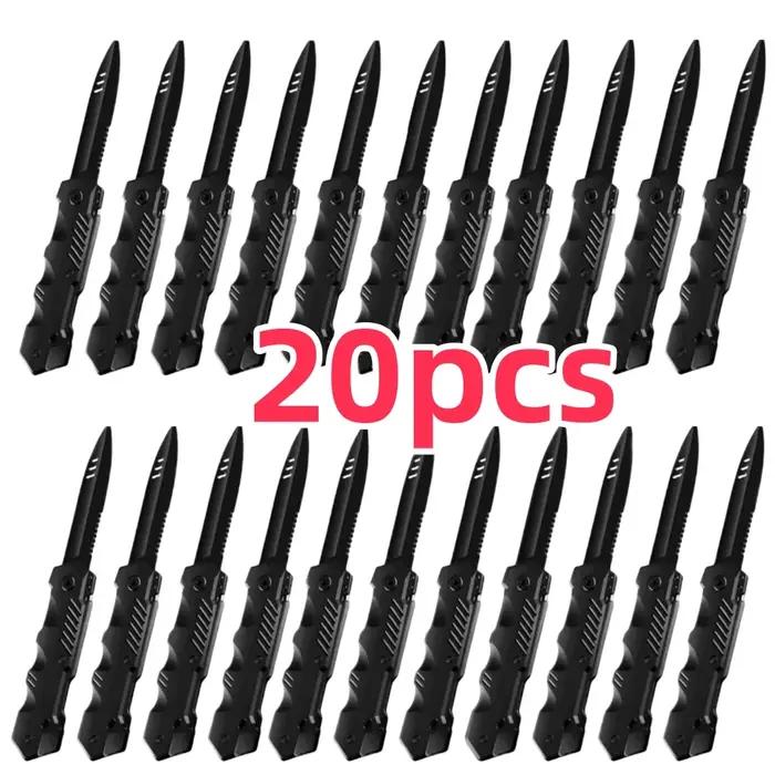 Couteau poignard rétractable en plastique amusant et sûr pour enfants et adultes occasions spéciales Halloween et cosplay