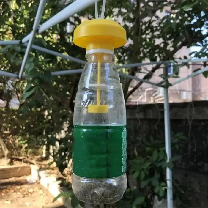 Piège à nuisibles en plastique pour maison et ferme capture mouches fourmis chauves-souris punaises de lit blattes grillons moustiques 6x6x2cm 2 pièces