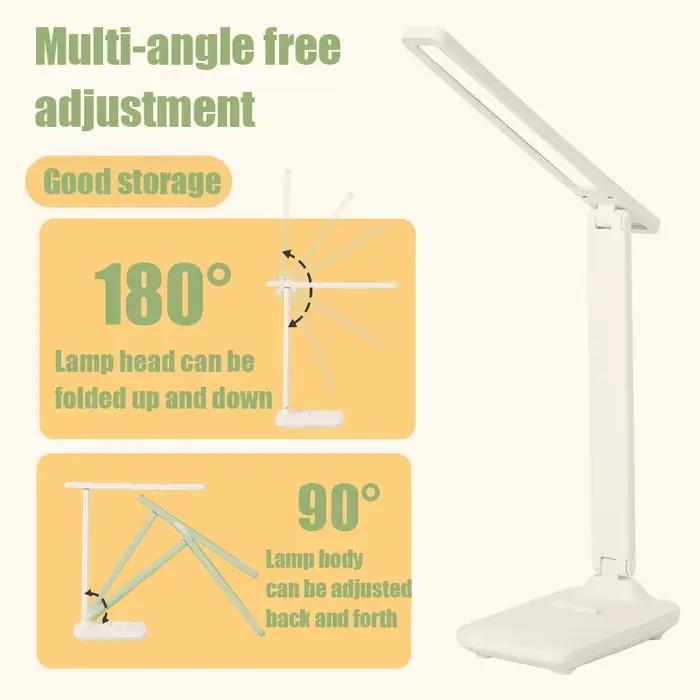 Led Tactile Table Pliante Lampe De Chevet Lecture Protection Des Yeux Nuit Lampe USB De Charge Style