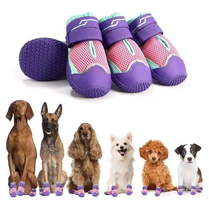 Bottes imperméables ATUBAN pour chiens confortables et sécurisées pour balades hivernales et estivalesUsageIdées en extérieur et en intérieur
