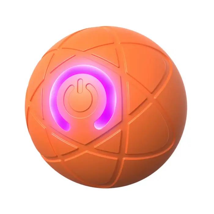 Balle électrique interactive intelligente pour chien avec LED, anti-ennui, automatique, roulante et