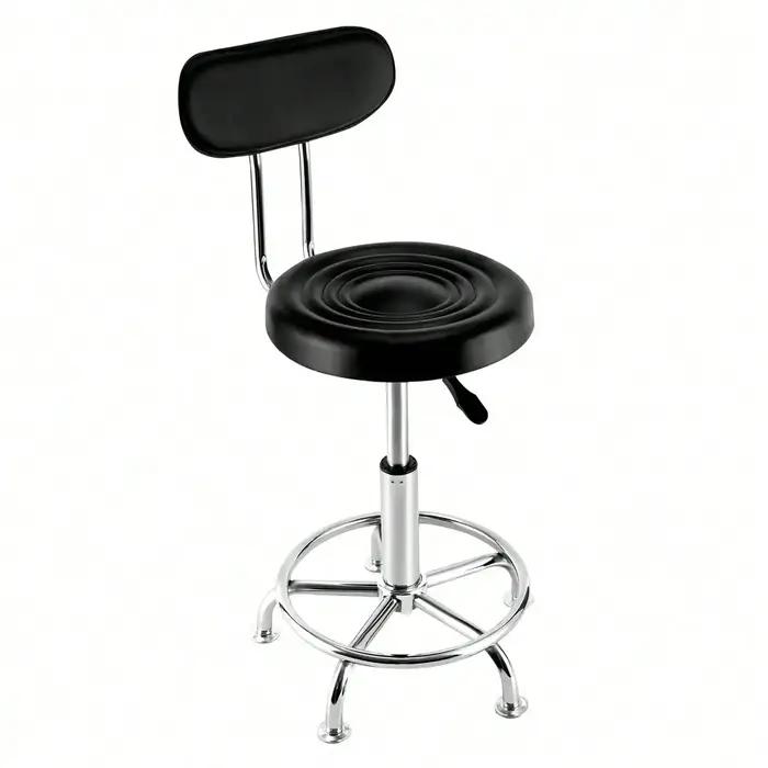 Tabouret d'atelier, banc, chaise hydraulique, Bar, Garage, avec dossier + repose-pieds, chaise pivot