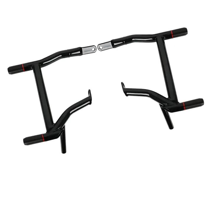 Pour harley-davidson Road Glide & Road King 2009-2025 course arrière deux barres boîte latérale Anti-chute barre de protection pour la sécurité des motos