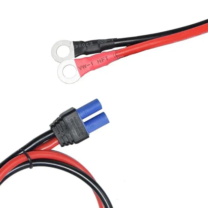 Câble d'extension de connecteur de fil d'alimentation, 50cm, 10awg EC5 femelle à joint torique, cord