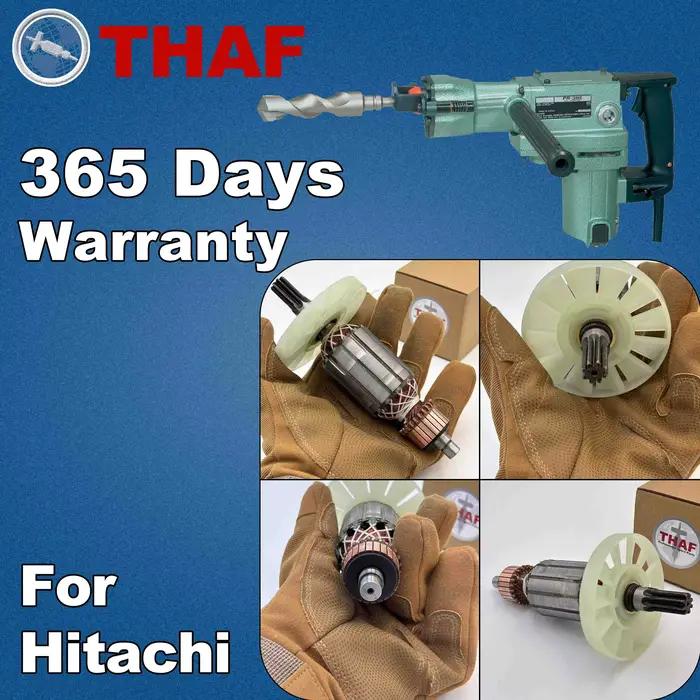 Pièce de rechange armature rotor THAF pour marteau à percussion HITACHI réparation outils électriques nouveau étataciercuivrecouleurchocolatkaki