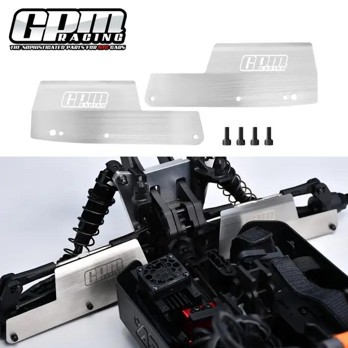 GPM pour ARRMA 1/7 FIRETEAM BIG ROCK 1/8 KRATON OUTCAST notoire EXB V6 6S bras de Suspension arrière en métal et acier inoxydable garde-boue