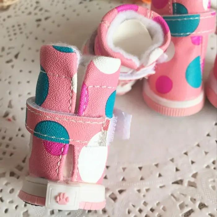 Chaussures en fourrure épaisse pour animaux de compagnie