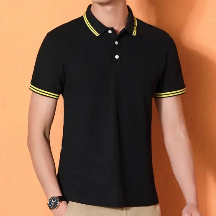 Polo 50% Coton avec Logo Personnalisé pour Homme