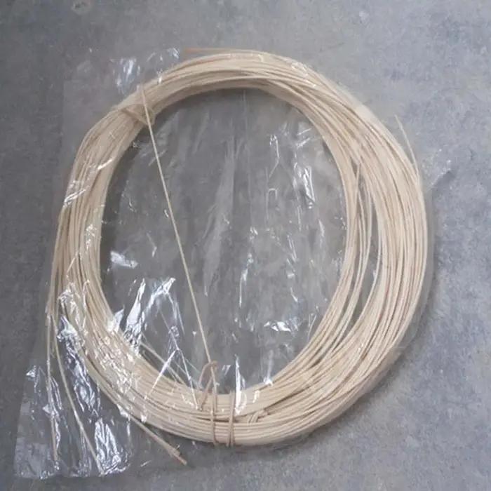 Bâton de canne à noyau en rotin naturel indonésien, diamètre rond de 10 mètres, meubles de maison, c