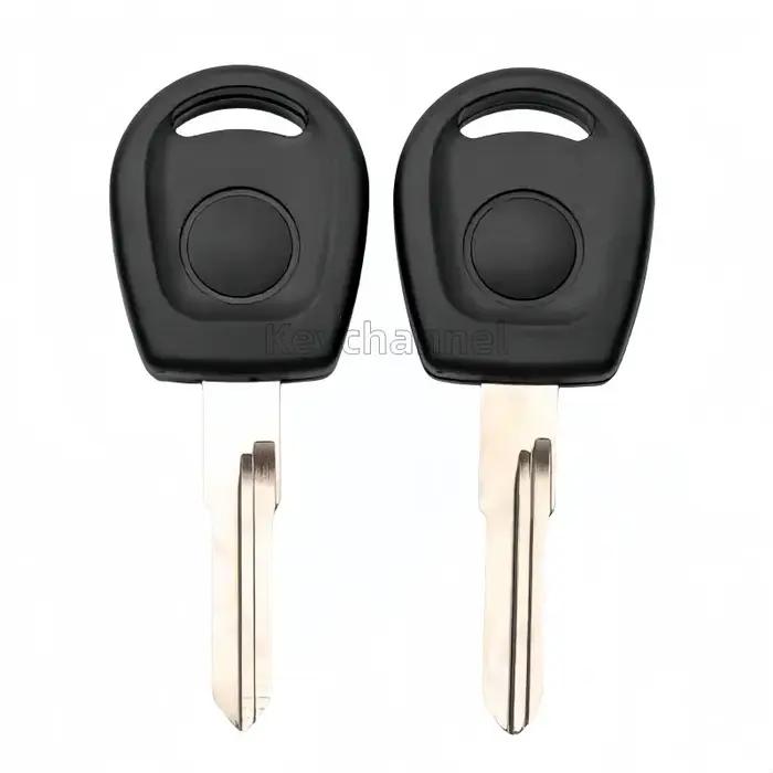Keychannel 10 pièces clé Tansponder de voiture clé de rechange sans puce pour Jette Polo Golf avec l