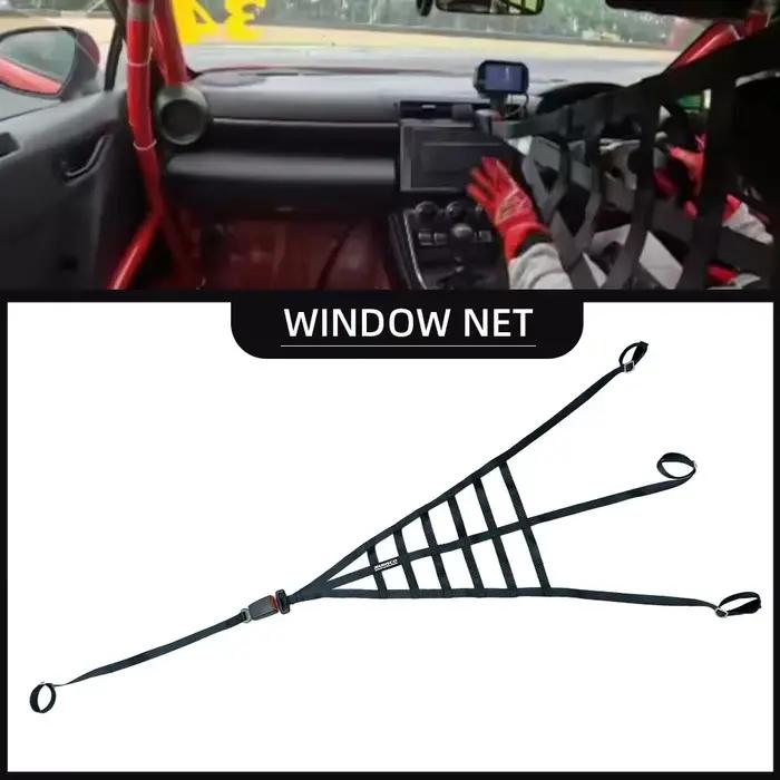 Filet de fenêtre de voiture de course