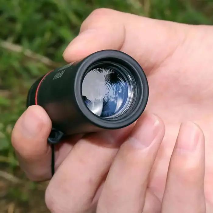 Monoculaire HD 2000x25 mini portable - Télescope mobile phone pour camping chasse observation oiseaux