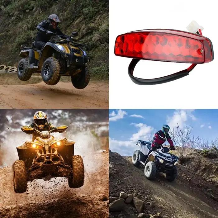 Feux de freinage et d'arrêt à 3 fils pour moto tout-terrain