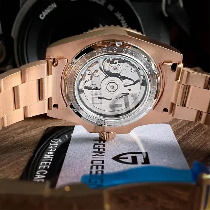Montre mécanique homme PAGANI DESIGN V3 40mm automatique saphir luxe acier inoxydable waterproof