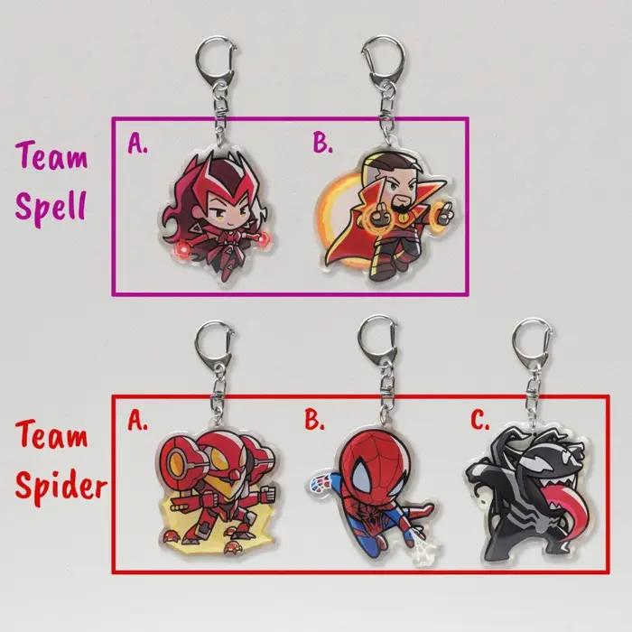 1PC Porte-clés en acrylique double face Rivals Game, pendentif mignon de dessin animé/anime, pour sac à dos, clé de voiture, cadeau de collection