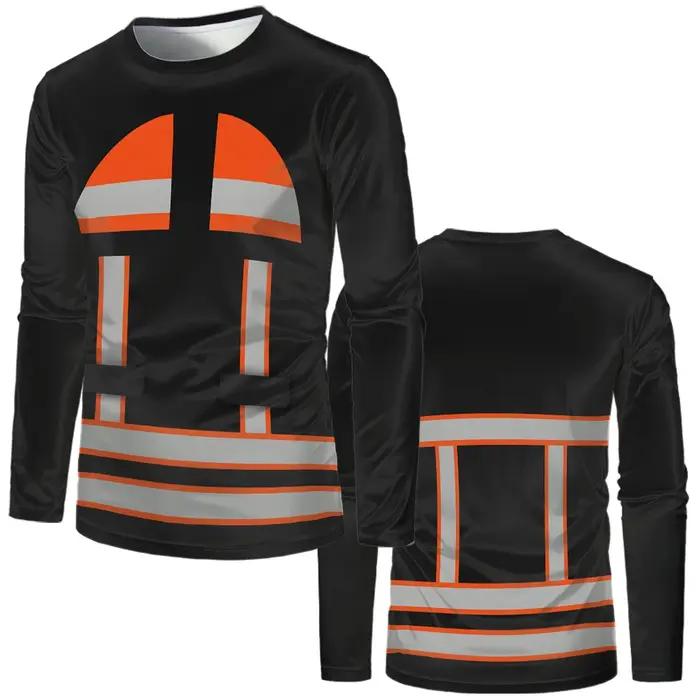 Vêtements de travail été respirant hommes T-shirt impression 3D Style camionneur sécurité transport