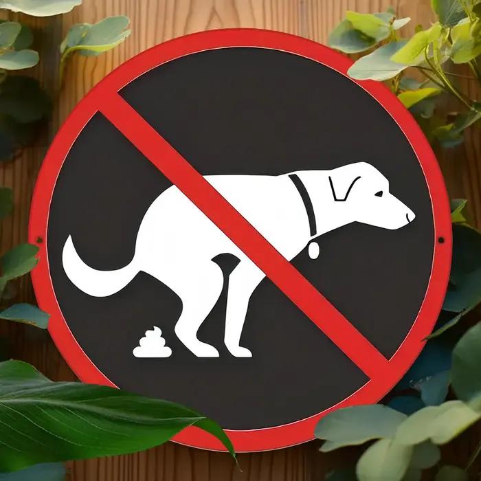 Panneau Interdiction d'Utilisation de Crottes de Chien