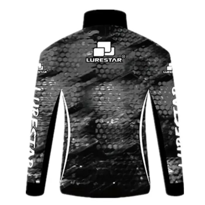 Chemise de pêche d'été pour homme en soie glacée protection solaire anti-uv respirante et séchage rapide pour activités en plein air