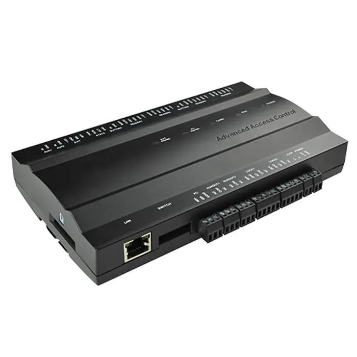Panneau de contrôle d'accès IP (TCP/IP) 1/2/4 portes, sécurité, capacité de 100 000 enregistrements, communication TCP/IP et RS485, 32 bits, 400 MHz, C