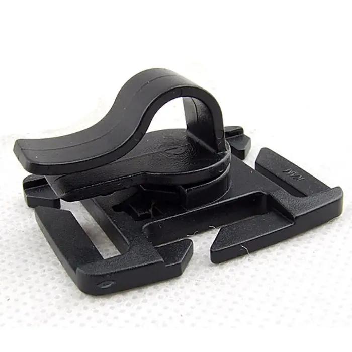 Clip de Tube à boire rotatif Molle, 2 pièces, vessie d'hydratation, piège à Tube de paille, Clip de