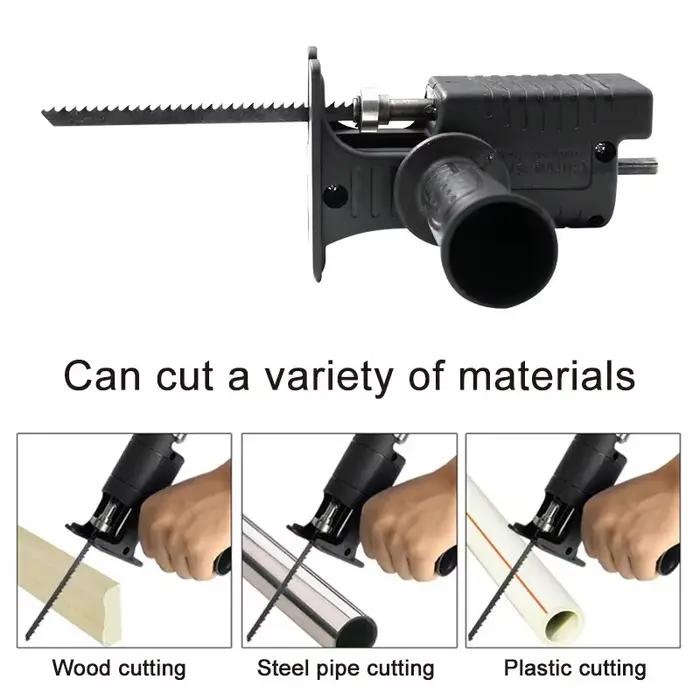 Ensemble d'accessoires pour perceuse électrique, scie alternative domestique, petite échelle, outil de charpentier, déterminer