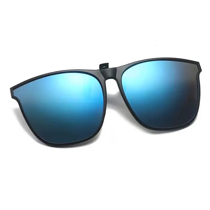 Lunettes de soleil polarisées à Clip pour hommes et femmes, pour conducteur de voiture, Vision noctu