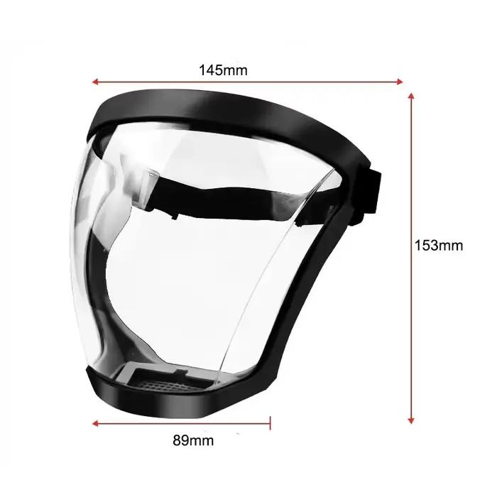 Masque de Protection Transparent PGY Respectueux de l'Environnement pour Femmes Hommes Occasions Spéciales Travail Déplacement Sécurité Élégance