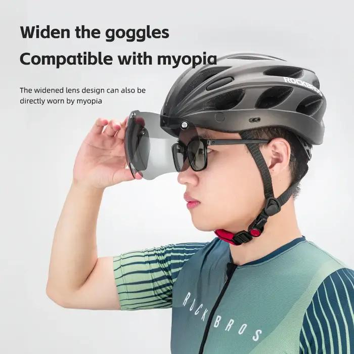 ROCKBROS casque de vélo ultraléger 57-62 cm casque de cyclisme intégralement moulé respirant sécurit
