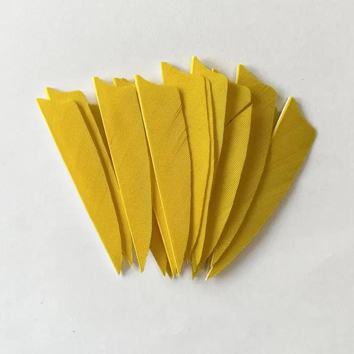 100 pièces hi-q 3 pouces dinde flèche plumes bouclier coupe chasse tir à l'arc Fletching pour arc Fletches accessoires RW