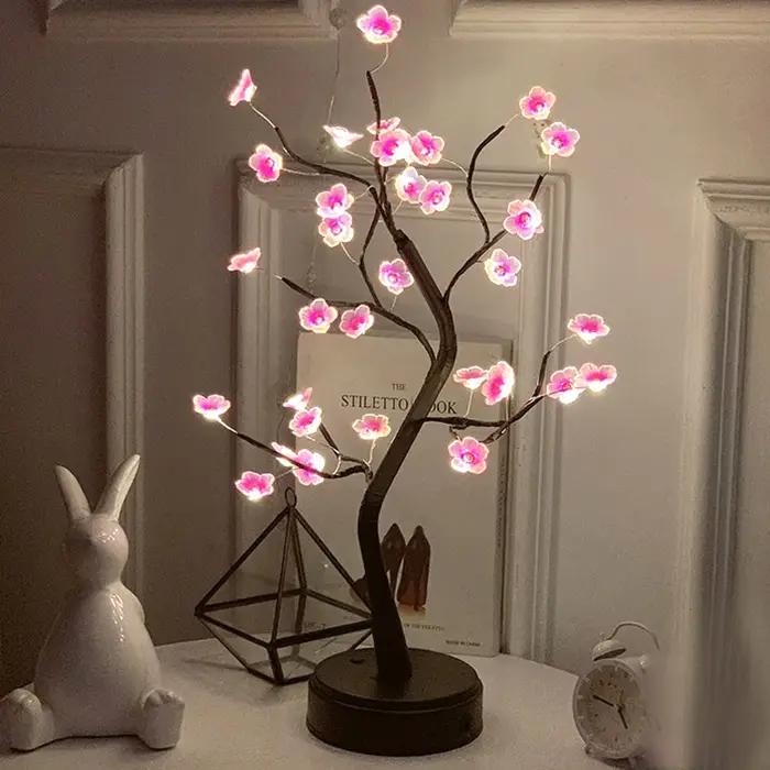 36 LED boule lampe de Table interrupteur arbre de noël fée lumière veilleuses maison bricolage fête