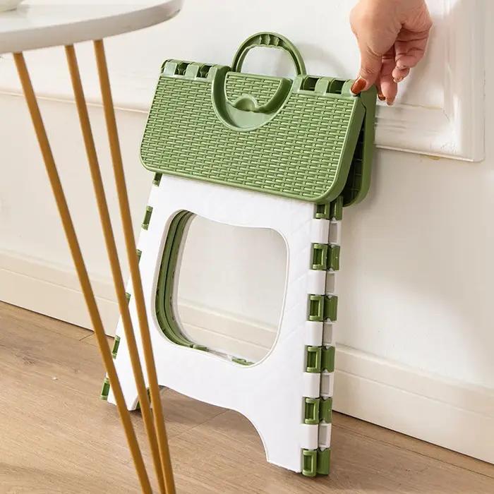 Tabouret pliant en plastique épais, Mini chaise d'extérieur Portable pour enfants et adultes, Train