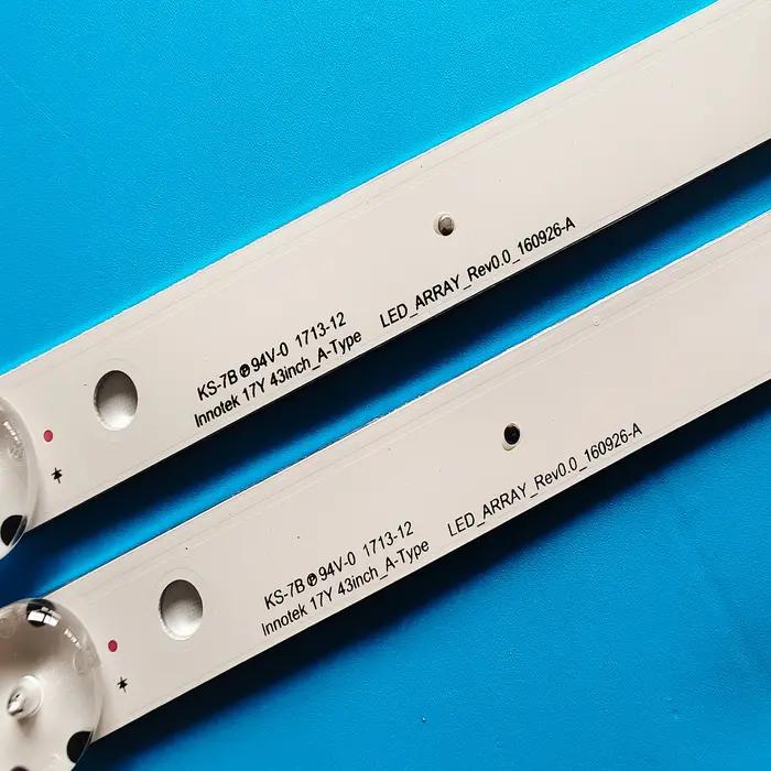 Bande de rétroéclairage LED 3 pièces pour LC 43490059 Un LC 43490058 Un 43UJ635V 43UK6300PLB 43UJ651