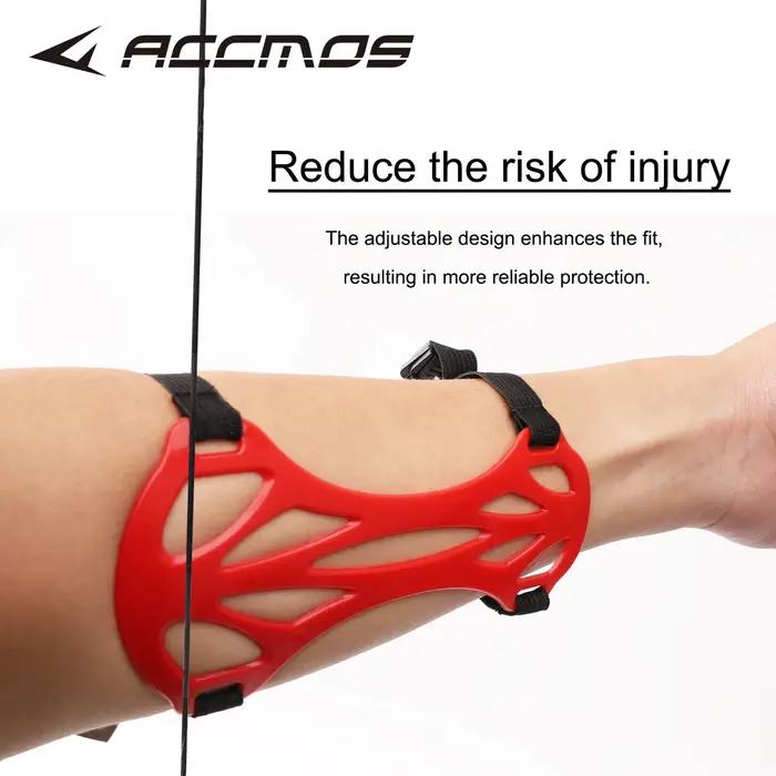 Protège-bras de tir à l'arc en Nylon, 5 Options de couleurs pour la chasse traditionnelle, arcs recourbés, protection d'entraînement au tir