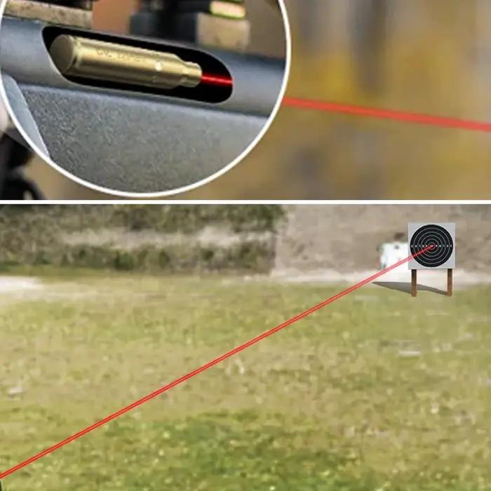 Calibre 12GA 20GA 5.45x39 7.62x39 9x19mm .223 .308 .338 Red La-ser Bore Sighter pour l'entraînement et l'alignement visible du canon