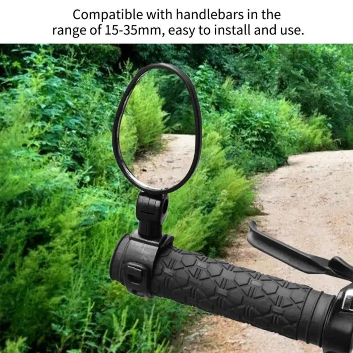 Rétroviseur auxiliaire pour guidon de vélo, résistant à 360, réglable, grand angle, cyclisme