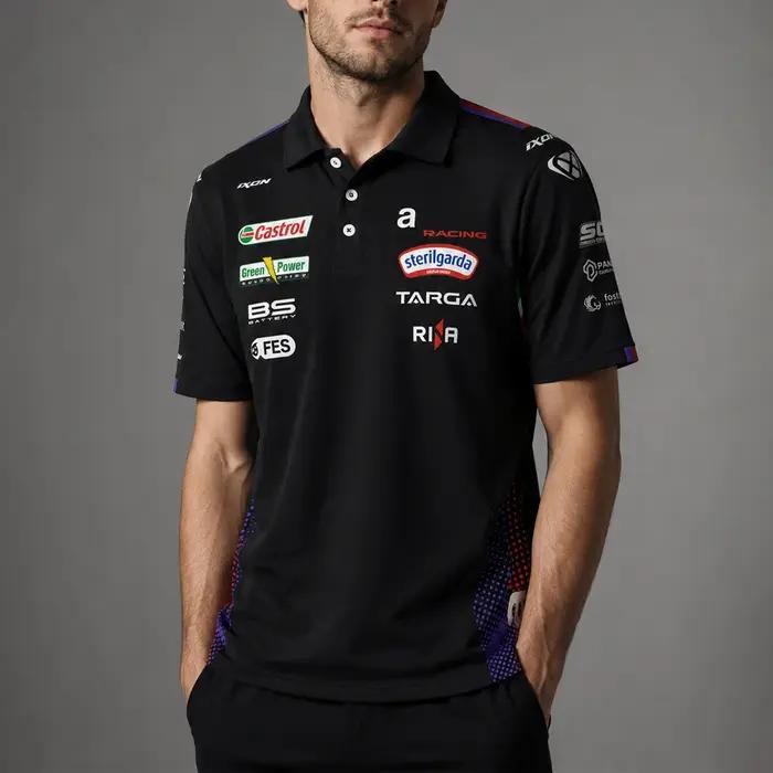 Polo pour homme Marco Bezzecchi 72 Racing Team 2026 – T-shirt de sport respirant pour l'extérieur – Martin 89 – Polos décontractés quotidiens grandes tailles