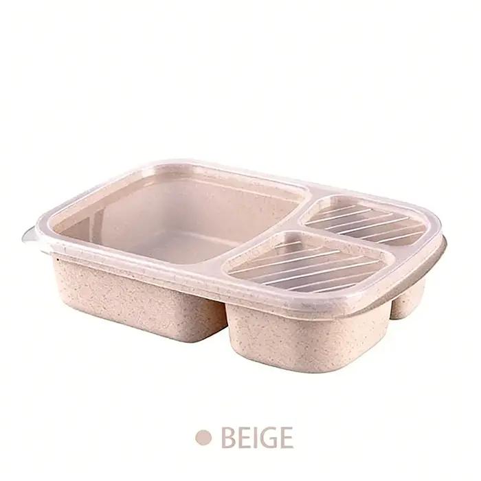 Boîte à déjeuner en paille de blé