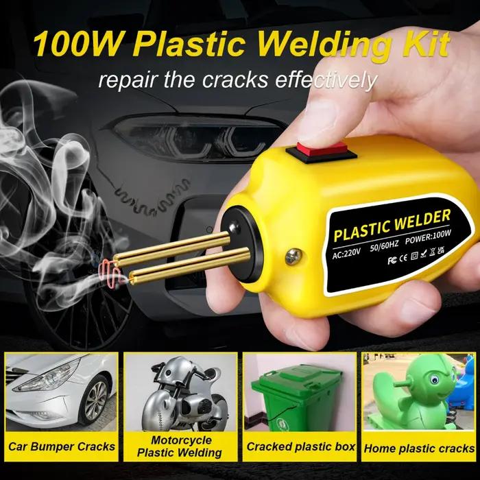 Machine à souder le plastique 100W, pistolet à souder le plastique, agrafeuse à chaud, Kit de répara