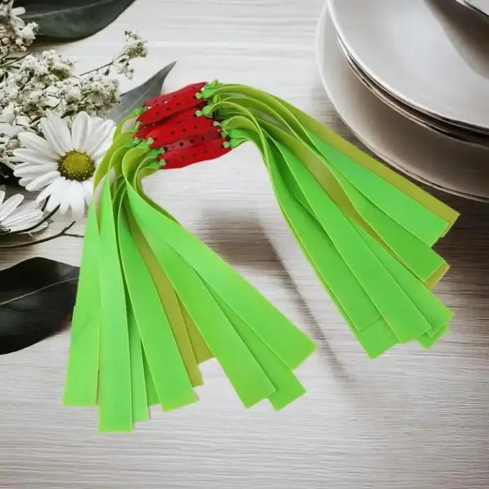 Ensemble de 10 outils de chasse à la fronde avec bandes de caoutchouc plates à haute élasticité pour chasseurs amateurs et experts occasions de plein air