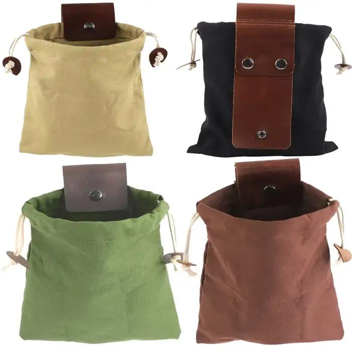 Outdoor Case Bag Camping Leather Bushcraft Bag Vegetable Harvest Garden Fruit Pi