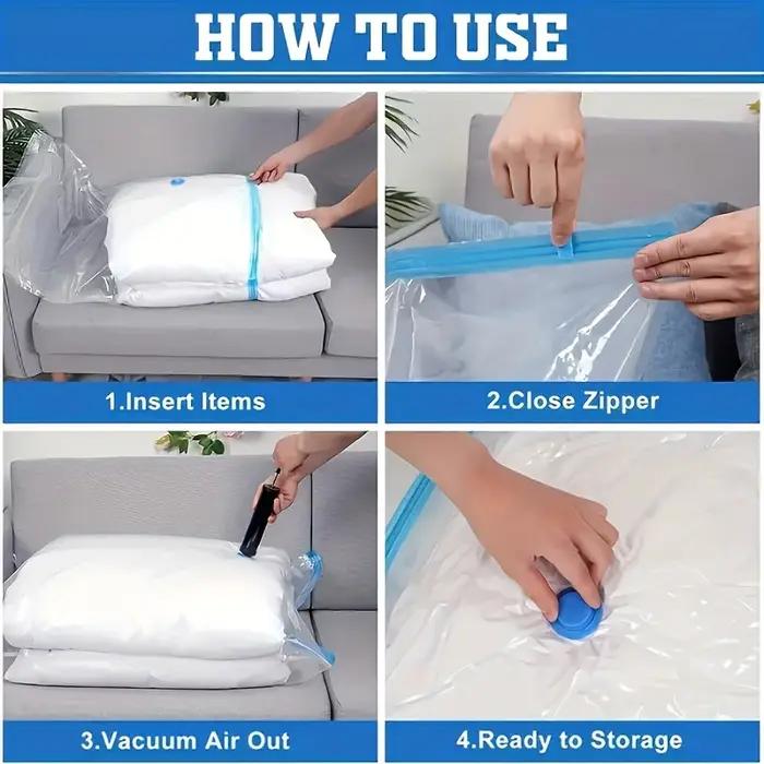 Sacs de rangement sous vide pour vêtements