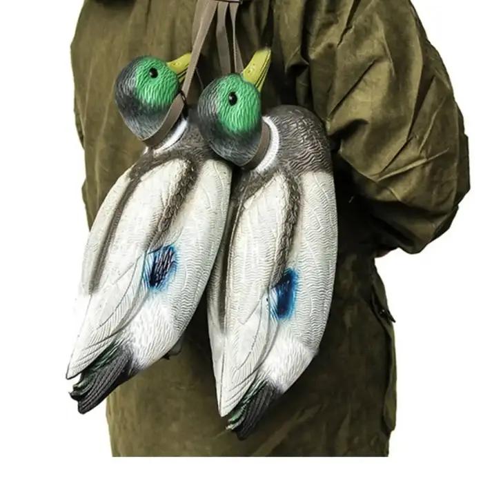 Porte-gibier en cuir durable GUGULUZA pour canards et oies - Support pour leurres de chasse rembourrés