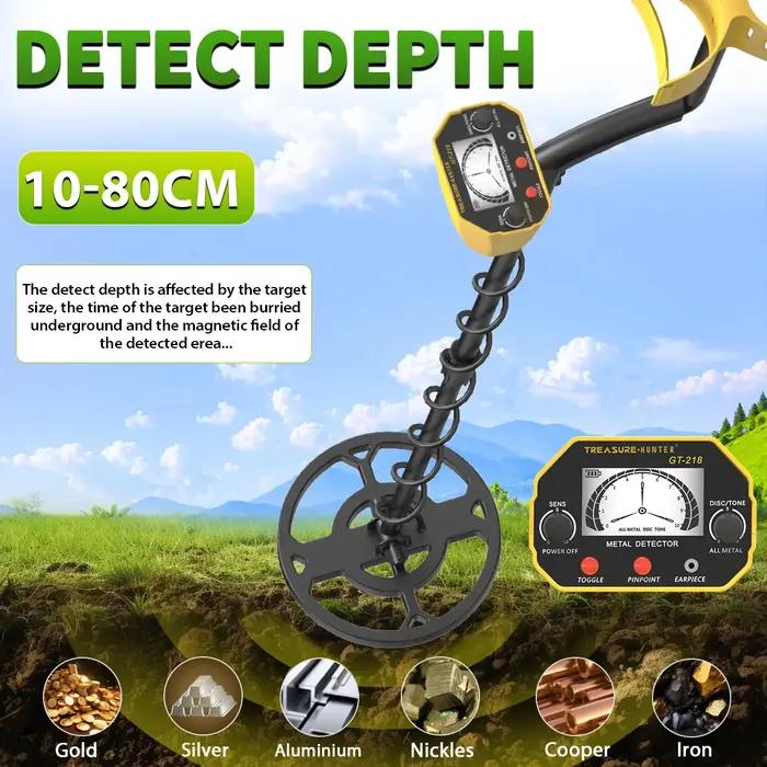 Détecteur de métaux Treasure Hunter GT218 pour la détection souterraine d'or