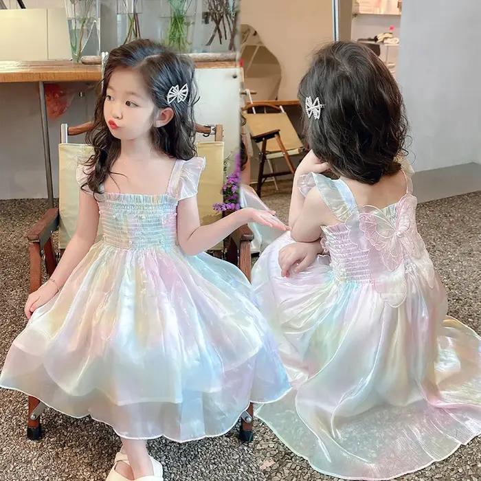 Robe princesse d'été pour filles de 1 à 8 ans
