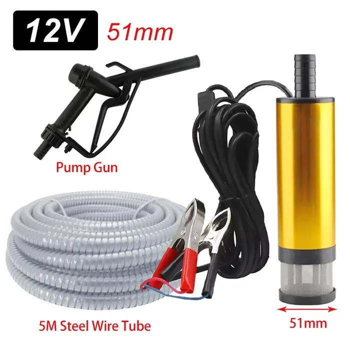 Pompe à Huile Électrique EAFC en Acier Inoxydable pour Transfert d'Huile, Eau et Carburant Occasions Agricoles et Construction