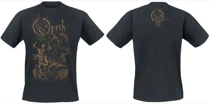 T-shirt en coton avec logo imprimé Opeth Demon of The Fall, style streetwear, unisexe, col rond, Pro