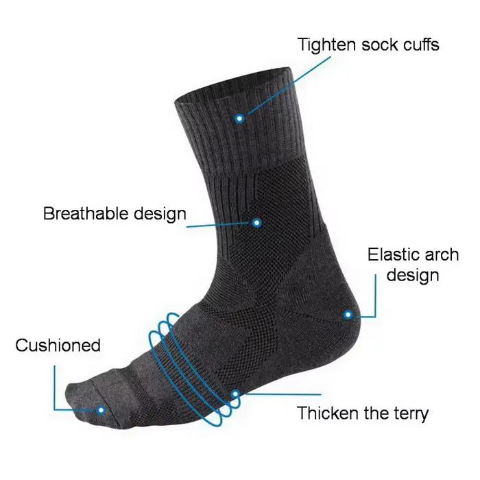1 paire chaussettes laine mérino montagne randonnée hiver épaisse homme femme chasse thermique
